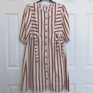 Piper & Scoot Aubry Striped Dress NWOT
